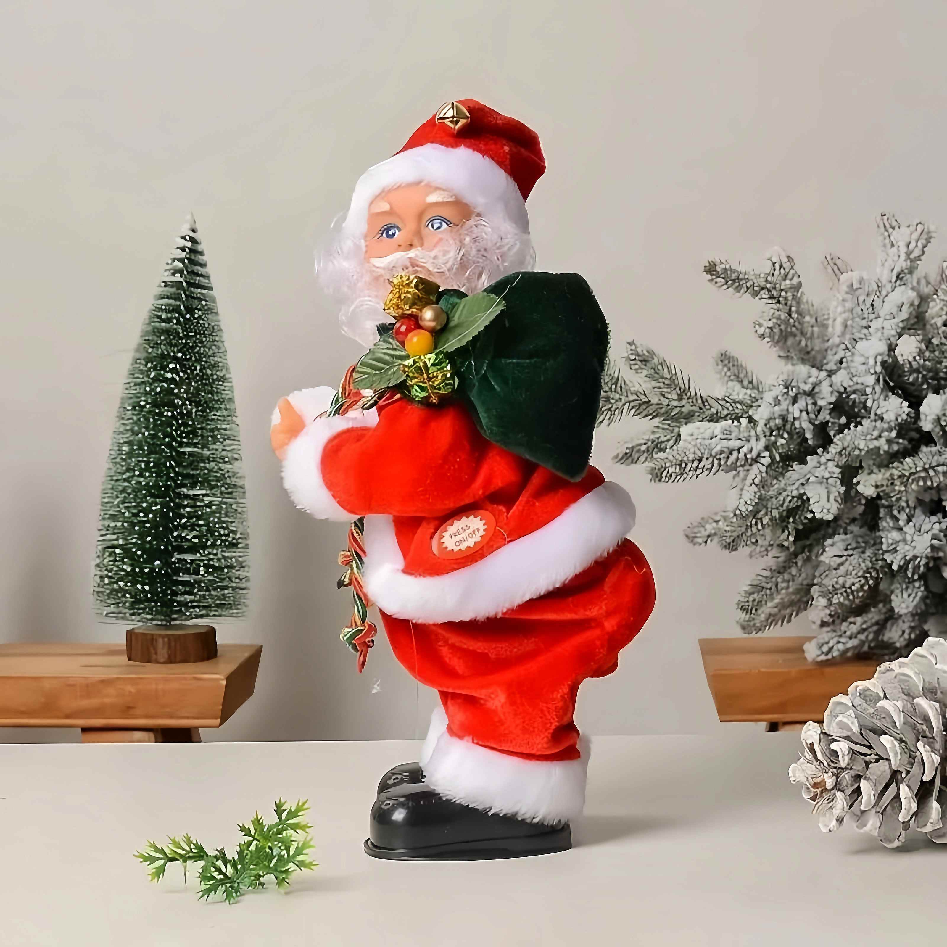 Twerking Santa Claus, Booty Shaking Walking Circle Santa Claus Singing and Dancing Christmas Toys